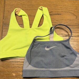 Nike Sports Bra and Old Navy Sports Bra Bundle Girls sz.8